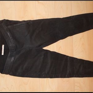 Levi’s 710 Super Skinny Black Coated Jeans